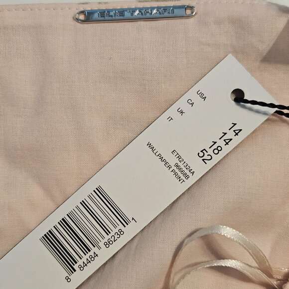 Beautiful Elie Tahari Off The Shoulder Midi Dress Size 14 - Picture 8 of 10